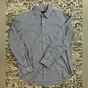Ralph Lauren Mens Button Down Long Sleeve Dress Shirt Plaid